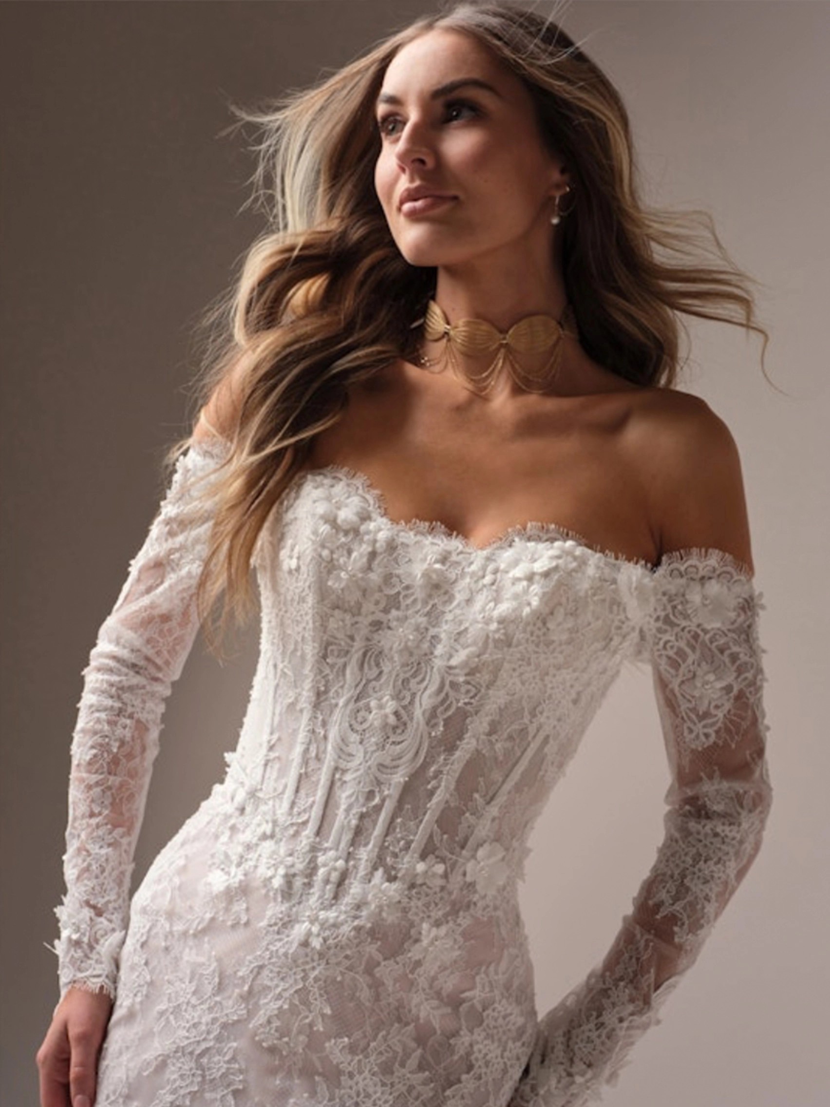 Model wearing a Bridal Collection Gown