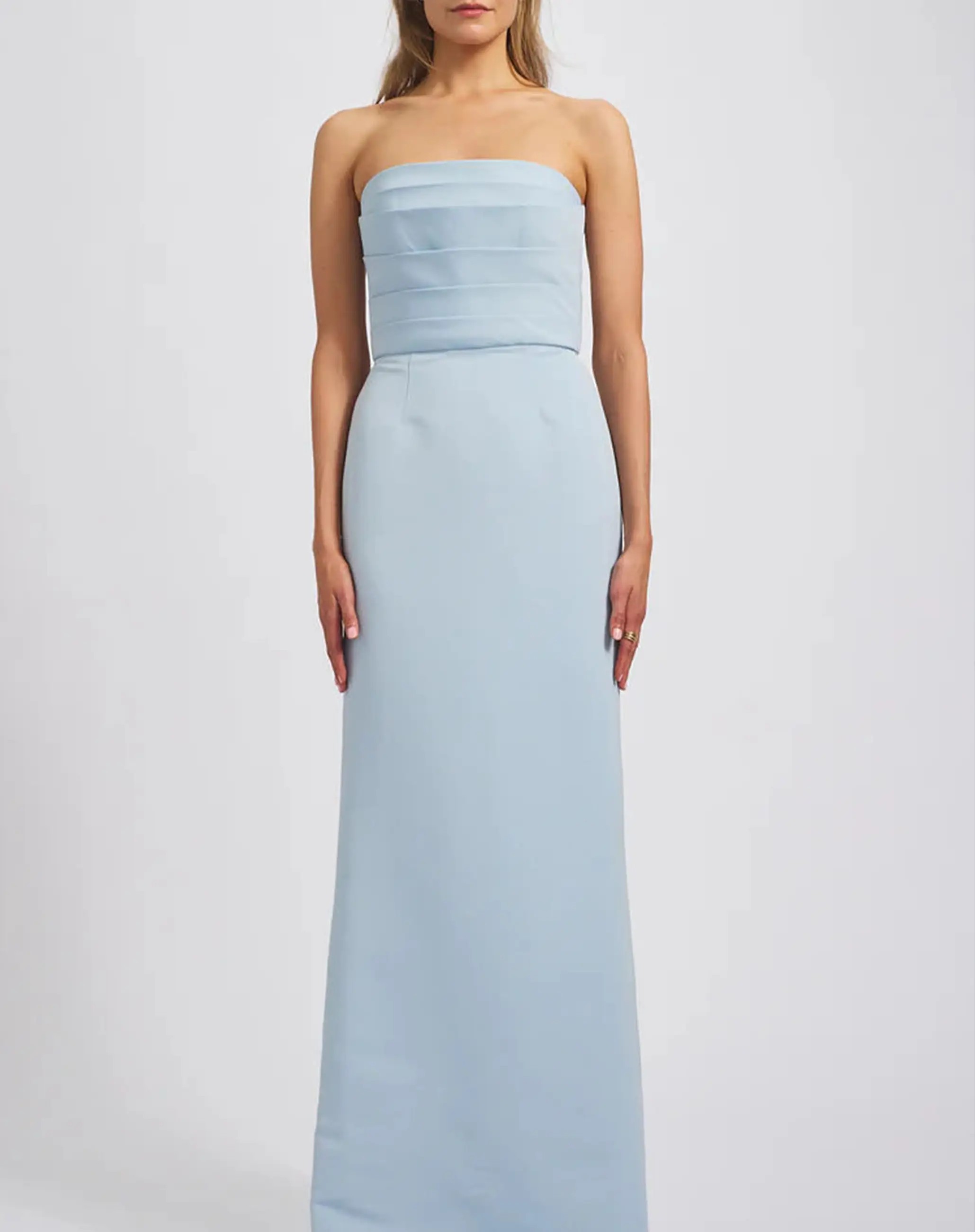 Model wearing a Bridesmaids Dress