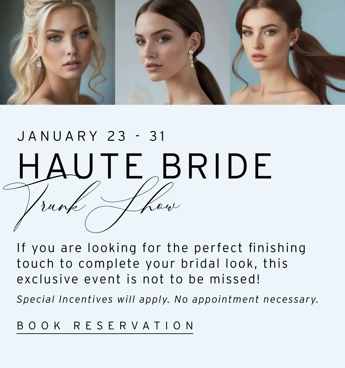 Haute Bride Trunk Show at Linen Jolie in Louisiana