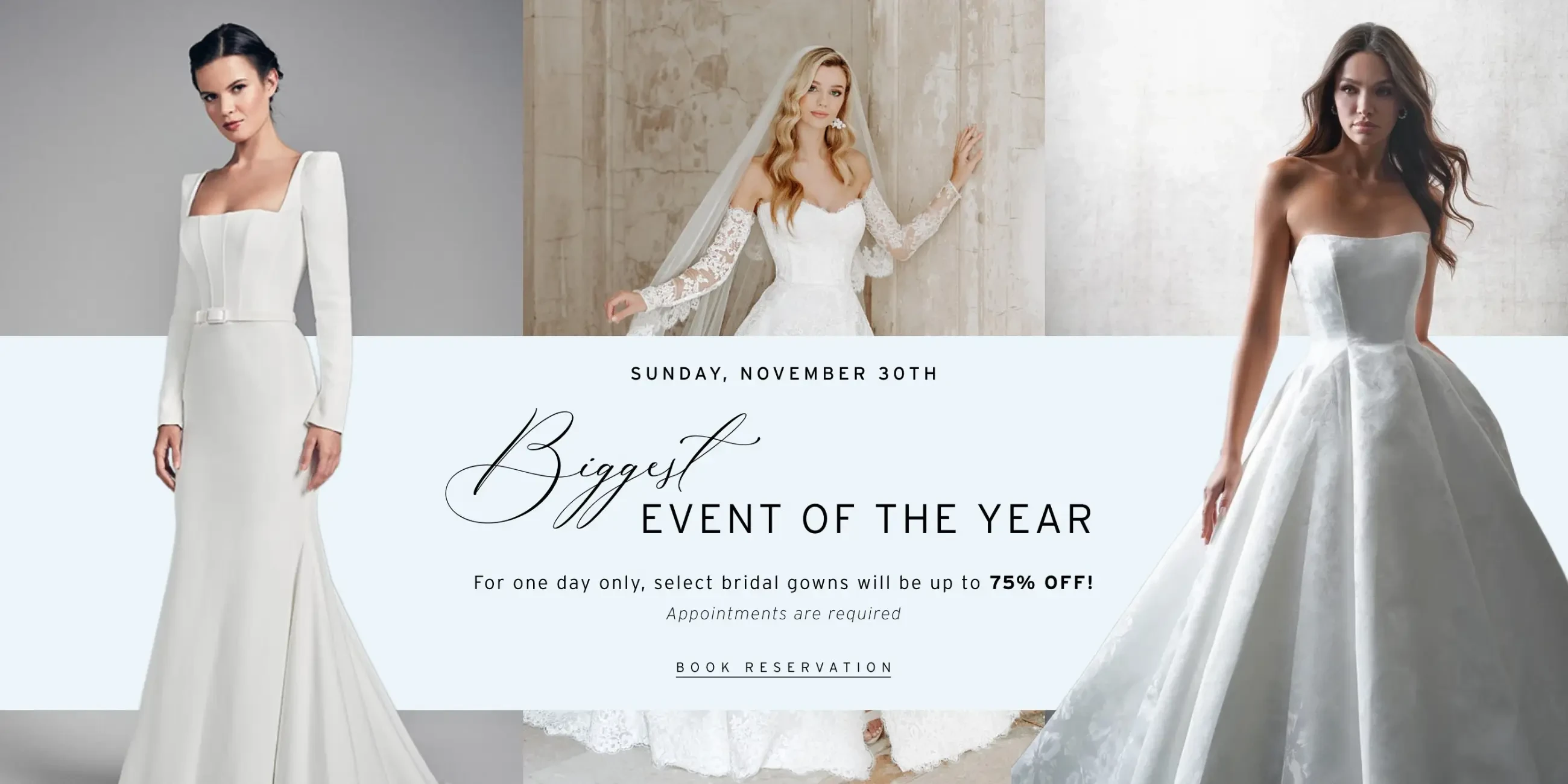 Biggest sale of the year at Linen Jolie bridal