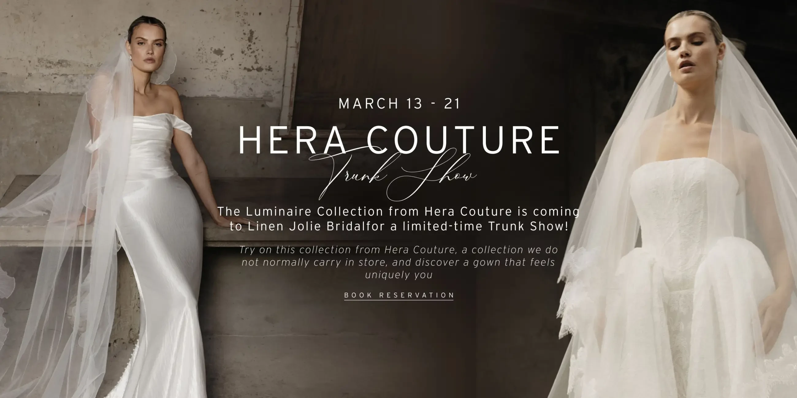 Hera Couture Trunk Show at Linen Jolie Bridal