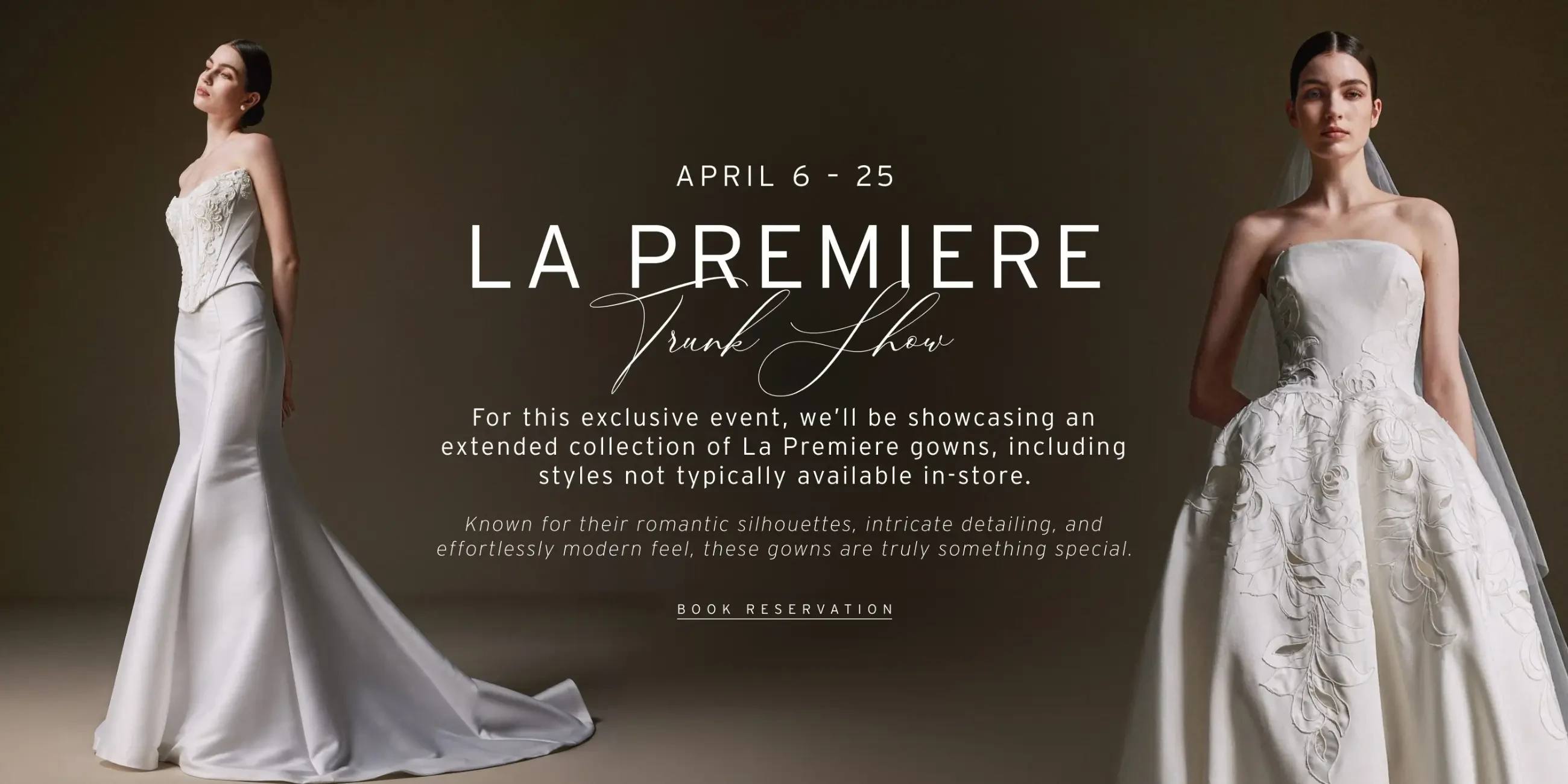 La Premiere Trunk Show at Linen Jolie Bridal