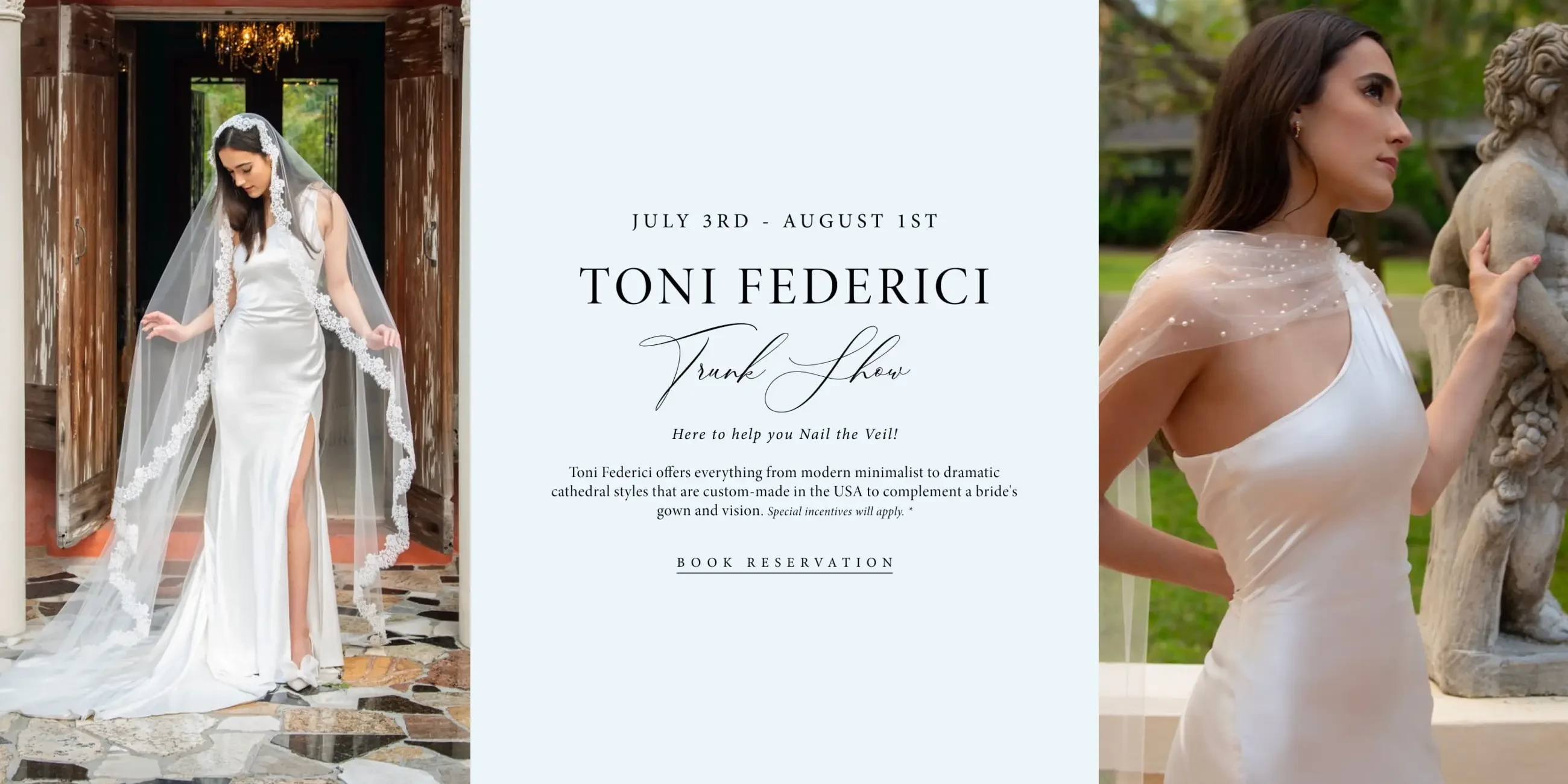 Toni Federici Trunk Show at Linen Jolie Bridal